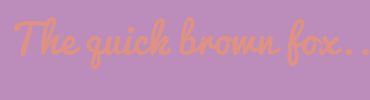 Image with Font Color DE9283 and Background Color BC8CBB